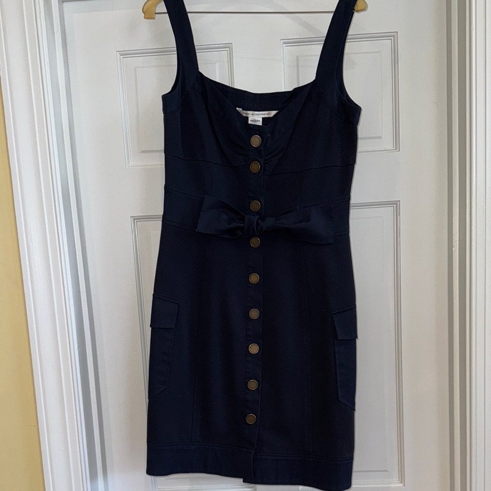 Diane Von Furstenberg sosie deep sea dress sz8